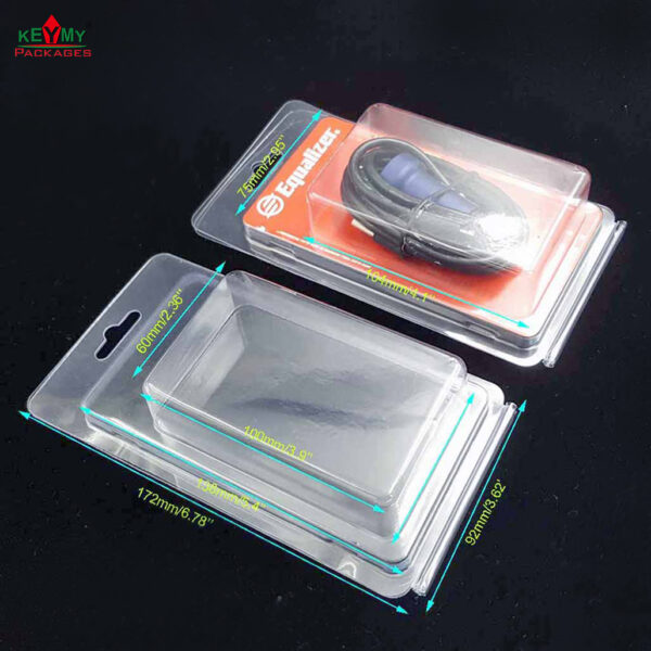 keymy DZ43 high quality custom PET clamshell for tool from China clamshell packaging easy fold packaging PET from China