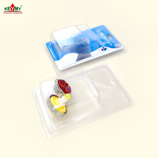 keymy DZ52 glue custom PET clamshell newest clamshell packaging easy fold packaging PET for glue