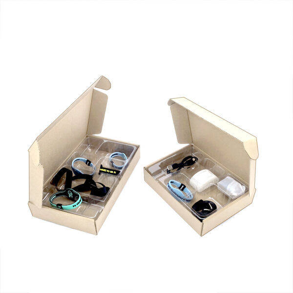 keymy NT231 cheap cartoon box with tray, insert box for accessories, doggy packaging